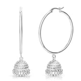 Hoop Jhumka Earrings