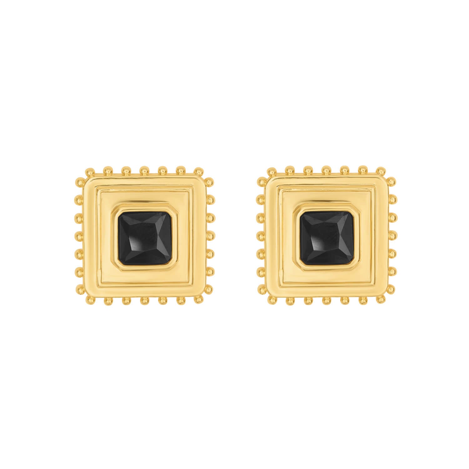 Farrah Earrings - Onyx