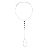Suhana Hand Chain - Emerald