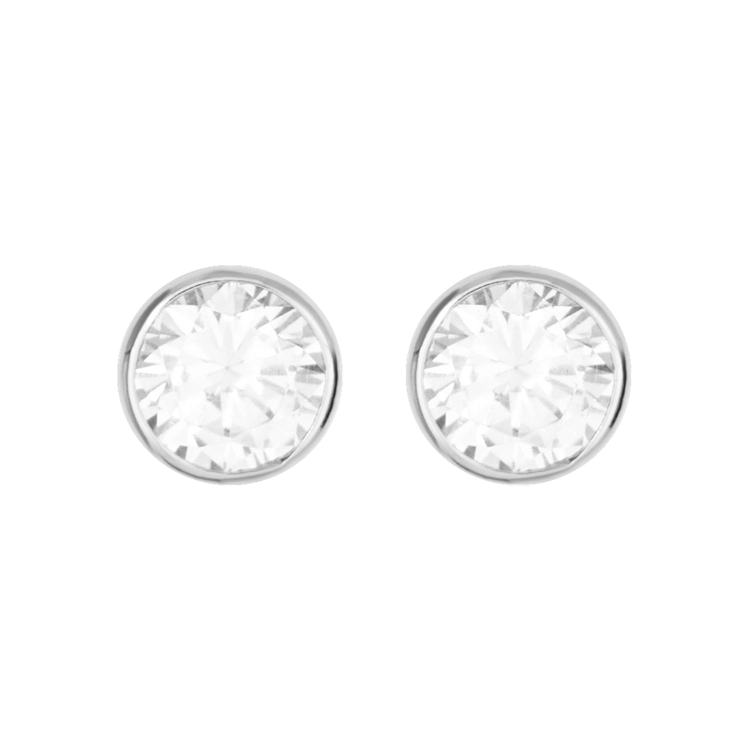 Classic Round Stud Earrings