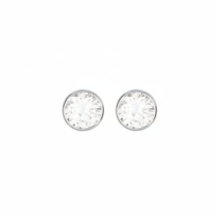 Classic Round Stud Earrings