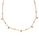 full beaded gold dainty chain