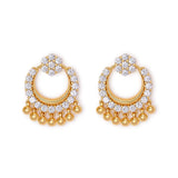 Baby Stone Chandbali Earrings