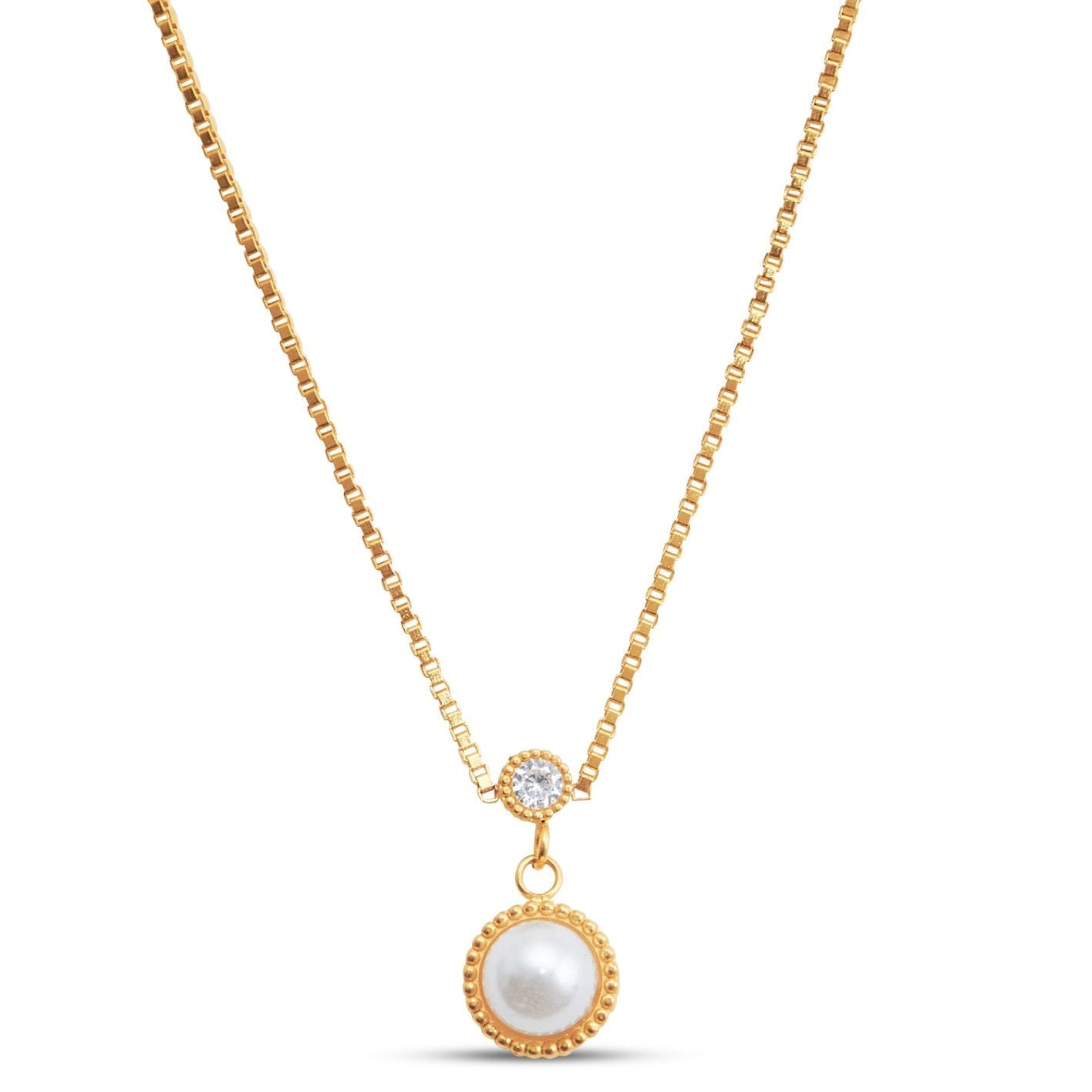 Rekha Pearl Pendant Necklace