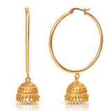 Hoop Jhumka Earrings