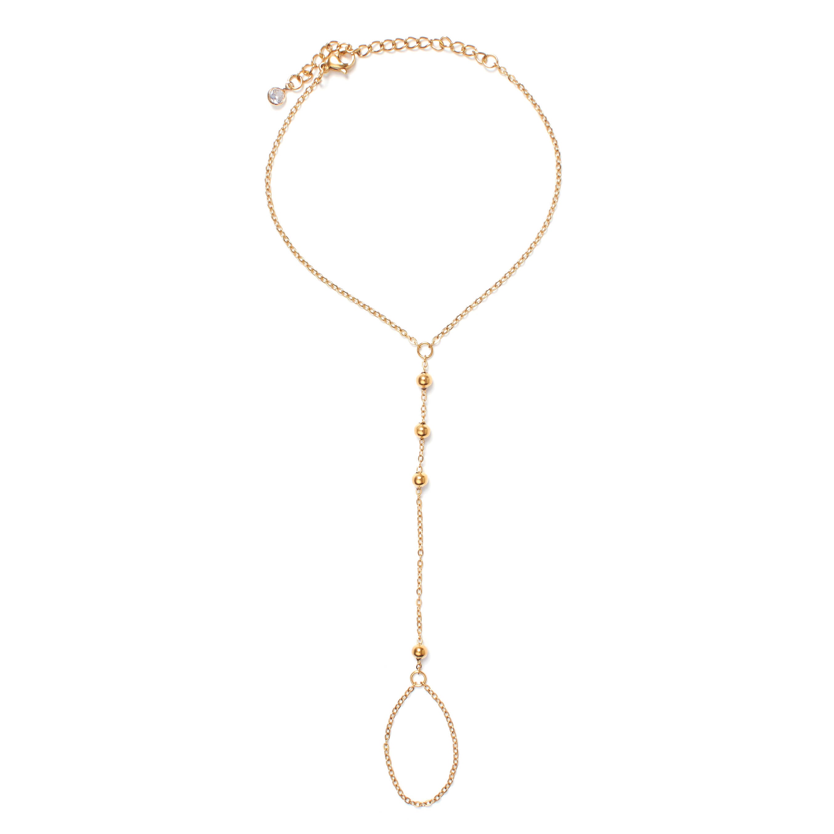 Beaded Hand Chain