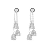 Micro Jhumka Trio Earrings