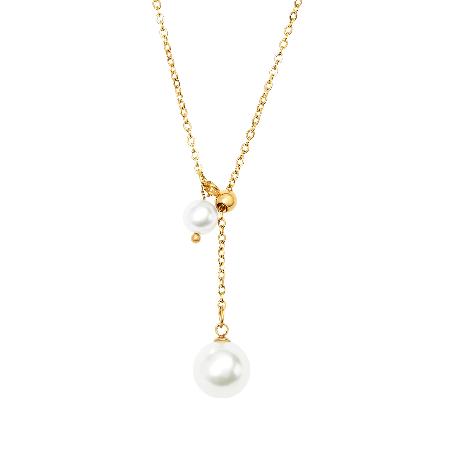 Twin Pearl Necklace