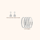 Micro Jhumka Classic Stud Icon Bundle