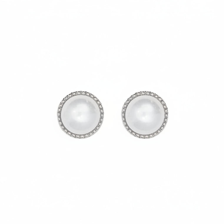 Classic Pearl Stud Earrings