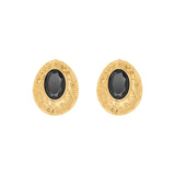 Rani Gem Earring - Onyx