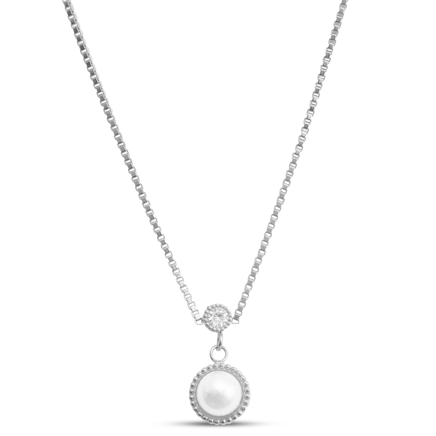 Rekha Pearl Pendant Necklace