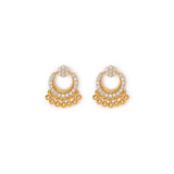Micro Stone Chandbali Earrings