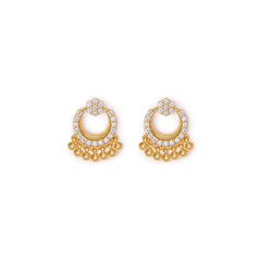 Micro Stone Chandbali Earrings