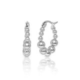 Beaded Hoop Earrings