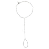 Pearly White Hand Chain