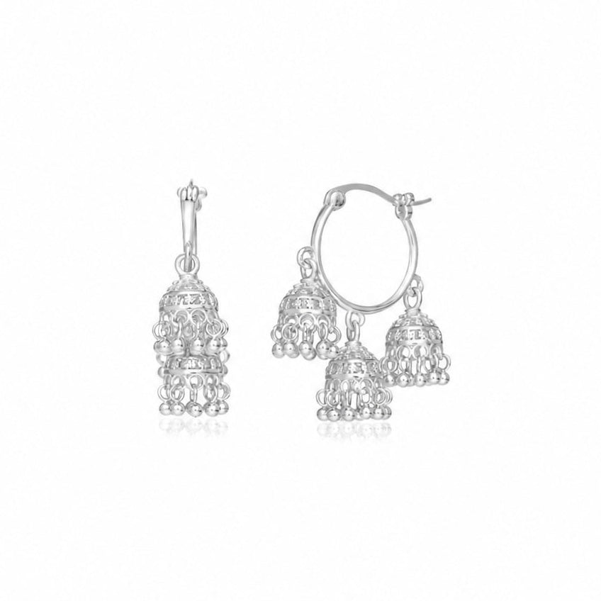 Micro Jhumka Trio Hoops
