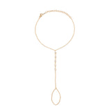 Suhana Hand Chain - Crystal