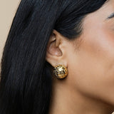 Rani Button Earrings