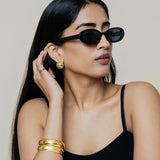 Rani Button Earrings