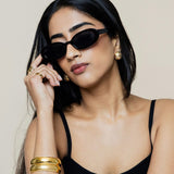 Rani Button Earrings