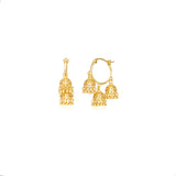 Micro Jhumka Trio Hoops