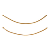 full length gold chain anklets with lobster clasp