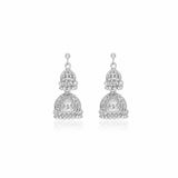 Duo Jhumka Stud Earrings