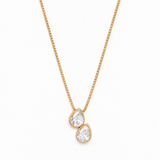 Rekha Twin Pear Necklace