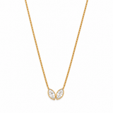 Rekha Twin Marquise Necklace