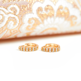 Saffron Baby Hoop Earrings